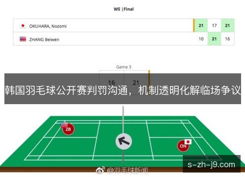 韩国羽毛球公开赛判罚沟通,机制透明化解临场争议 韩国羽毛球公开赛判罚沟通,机制透明化解临场争议